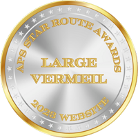2023 APS Website Star Route Award; Large Vermeil
